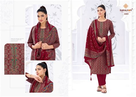 SURYAJYOTI KALKI VOL 32 JAM SATIN PRINT WITH FANCY EMBROIDERY WORK ...