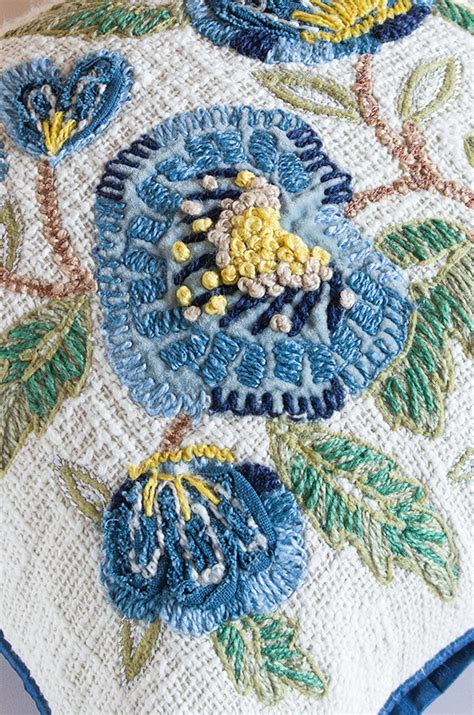 Buy Atika Embroidered Cushion Cover Online | Wishing Chair