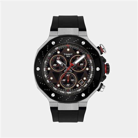 Tissot T-Race Men Dark Grey Chronograph Watch T1414172708100 – Just In Time