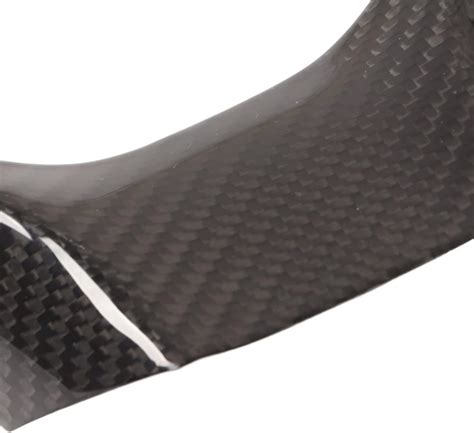 Buy Steering Wheel Trim, 3pcs Dry Carbon Fiber Steering Wheel Panel ...