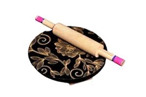 Buy MRITYUNJAYA SALES Wood Roti Roller Board & Pin Combo/Indian Chapati ...