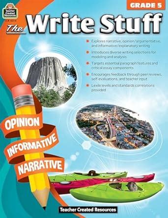 Buy The Write Stuff Grade 5 Book Online at Low Prices in India | The ...