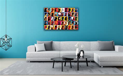 PIXELARTZ Wall Poster Superhero Characters HD Quality Poster For Home ...