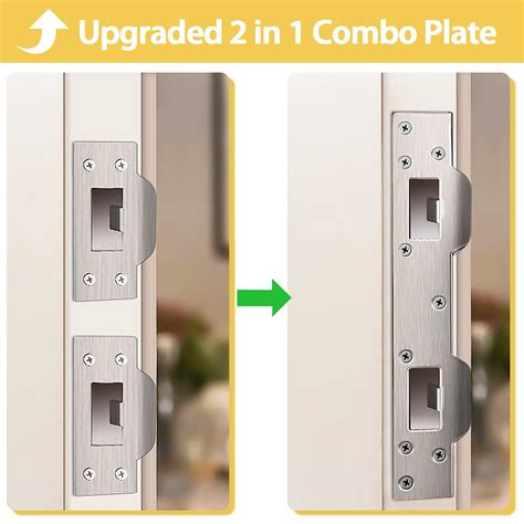 Snapklik.com : Door Strike Plate Reinforcement Plate - Front Door ...