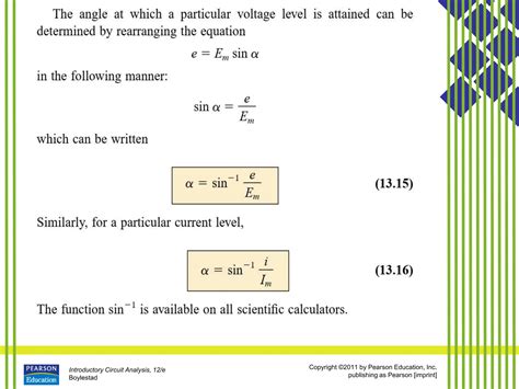 Sinusoidal Alternating Current 的图像结果