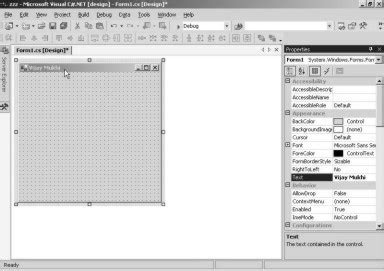 Visual Studio.Net with C#