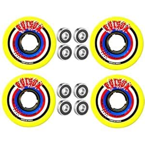 Sh Atom Poison Original Quads Roller Skating Wheels, 78A Hardness (Set ...