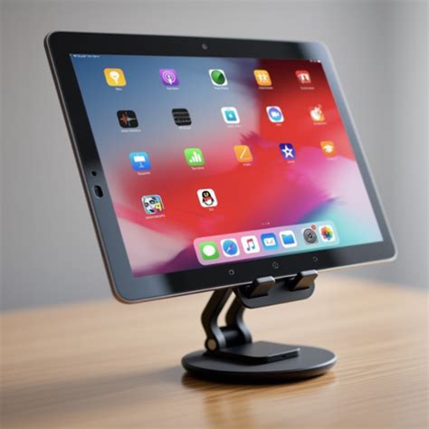 Foldable & Portable Metal Tabletop Mobile Stand with Stable Base – Hei ...