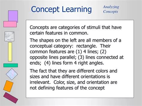 Image result for Concept Learning Examples