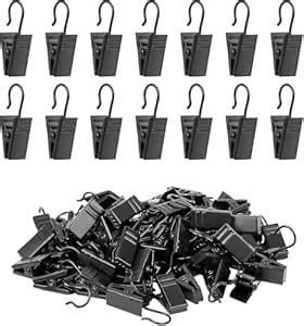 SHOPEE 10 Pack Metal Hook Clips for Hanging Curtains, Photos, Home ...