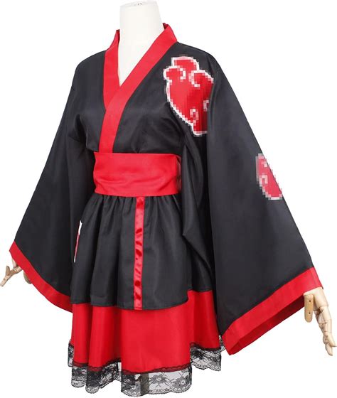 Buy CMEGEOME Anime Ninja Kimono Dress Halloween Anime Cosplay Maid ...