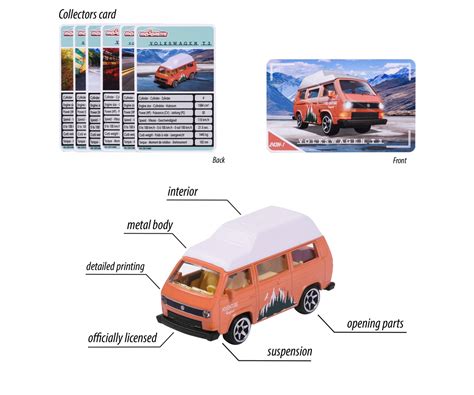 Buy Majorette Volkswagen The Originals Premium Cars - Design & Style ...