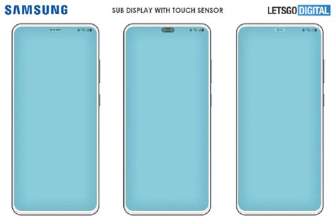 Samsung Wants To Make A Secondary Display Covering The Selfie Camera ...