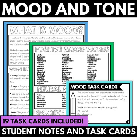 Mood Words: 250+ Mood Word Examples - Creative Classroom Core