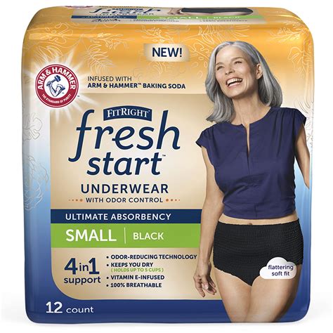 FitRight Fresh Start Incontinence Underwear for Women, Ultimate ...