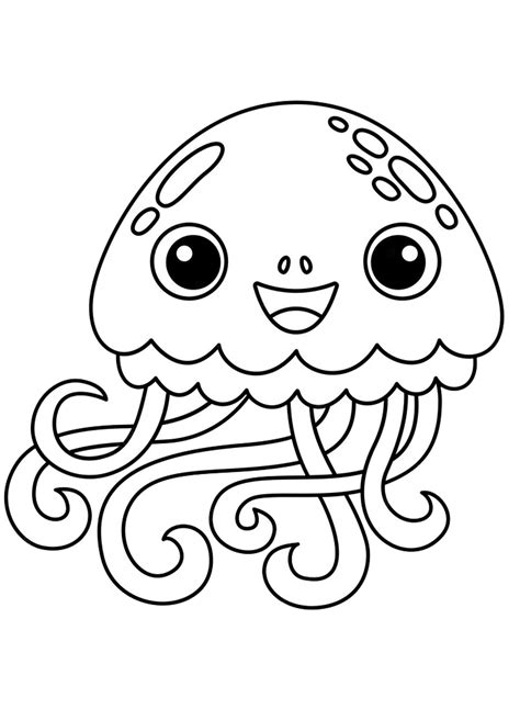 30+ Jellyfish Coloring Pages - Free Printable PDF & Online Coloring