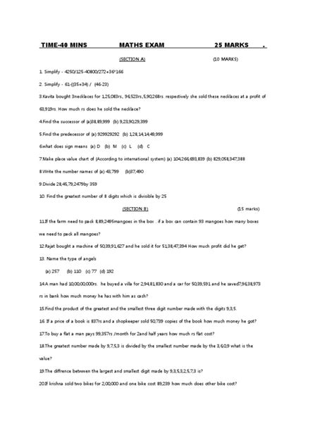 Image result for Mathematic Exam Paper