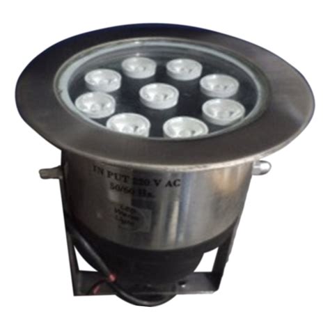 607-9x1w Steel Garden Spot Light