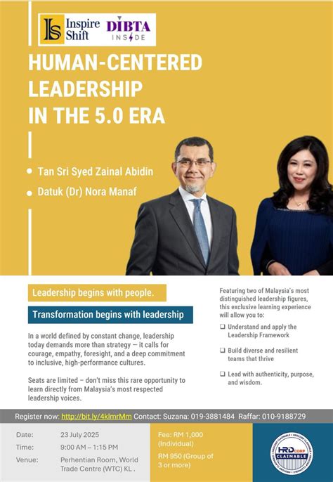 Leadership in the 5.0 era, PWTC (Putra World Trade Centre), Kuala ...