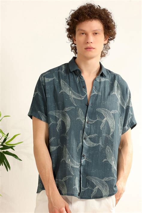 Buy Founder's Fav Whale Classic Fit Shirt - Hamptons