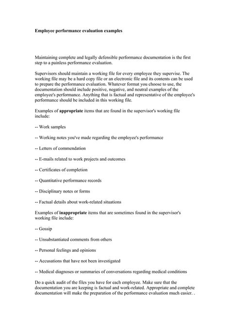 Employee Performance Examples 的图像结果