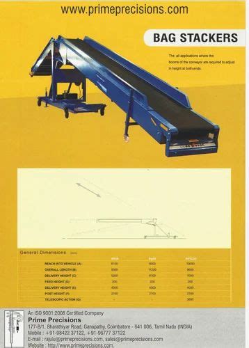 Bag Stackers - Automated Conveyor System Exporter from Coimbatore