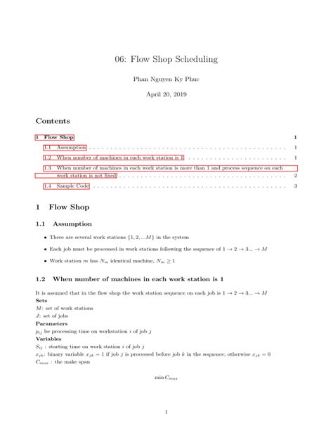 Integer Programming for Flow Shop Scheduling 的图像结果