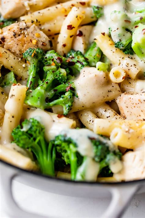 Chicken Broccoli Ziti - The Almond Eater