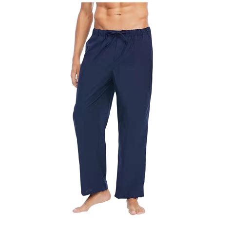 Mens Wide Leg Pants Big and Tall S-5X Plus Size Drawstring Elastic ...