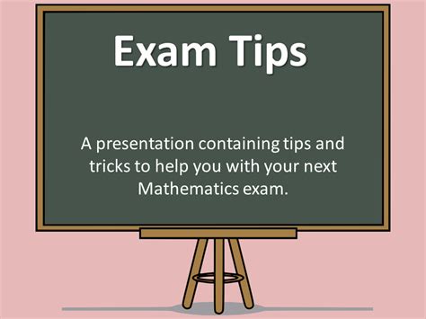Image result for Maths Exam Tips