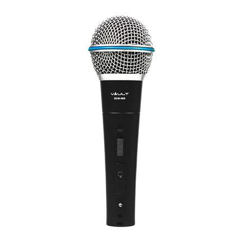 VAULT DCM-58S Dynamic Cardioid Microphone with Switch, Mic Clip and XLR ...