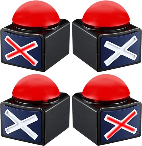 Amazon.com: BOSKEY 4 Family feud Game for Adults with Buzzer Party ...