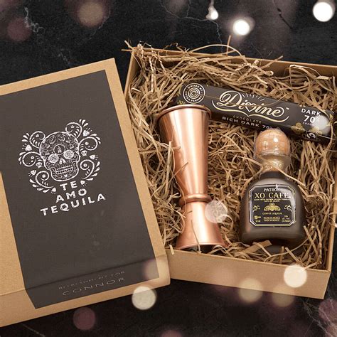 Personalised Cafe Patron Xo Tequila Miniature Gift Set By SpiritSmith