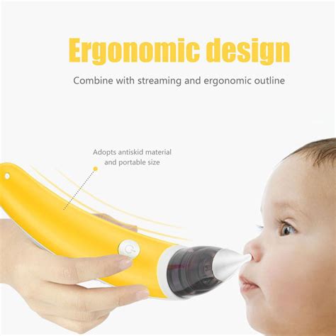 Buy Akozon 2 Colors Electric Baby Nasal Aspirator Nose Cleaner Snot ...