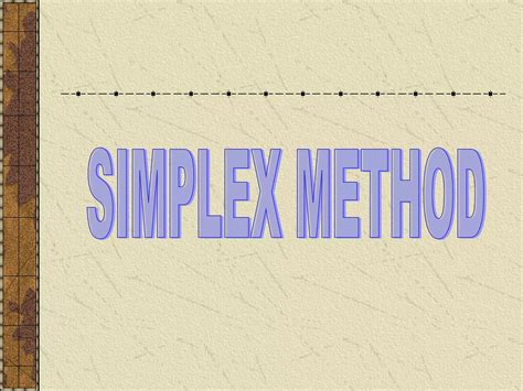 Steps for Simplex Method 的图像结果