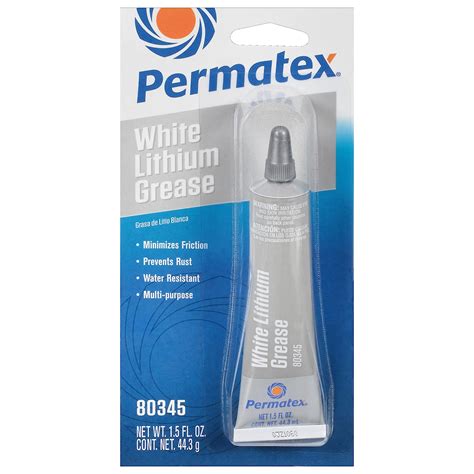 Permatex 80345 White Lithium Grease, 1.5 oz. : Amazon.in: Car & Motorbike