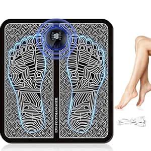 EMS Foot Massagers for Pain and Circulation, Electric Foot Massager Mat ...