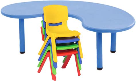 Little Fingers Intra Kids Plastic Round Table Without Chairs (Colour ...