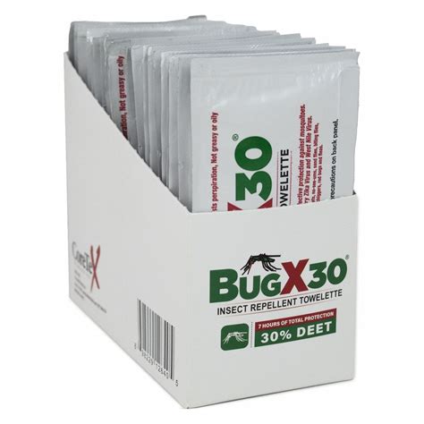 BUGX, For Use on Flying Insects, Wipes, Insect Repellent Wipes - 480G28 ...