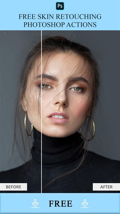 Set of free skin retouching photoshop actions – Artofit