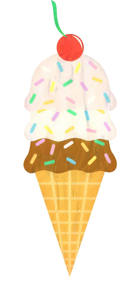 Ice Cream Cones Sundae Clip art - png download - 1440*2999 - Free ...