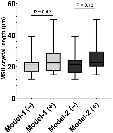 Length of Monosodium Urate Crystals in Synovial Fluid Based on ...