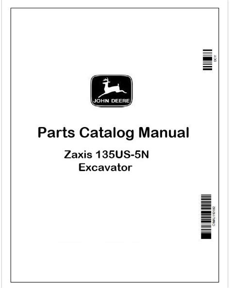 John Deere Hitachi Zaxis 135US-5N Parts Manual PDF