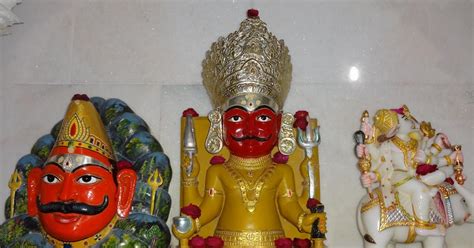 NAKODA BHERUJI AT JAIN TIRTH KHIMEL NEAR RANIFALNA - Shri Nakoda Bhairav
