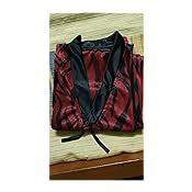 Buy G4Girl Women's Satin Silk Geometric Print Maxi Kaftan Nighty Gown ...