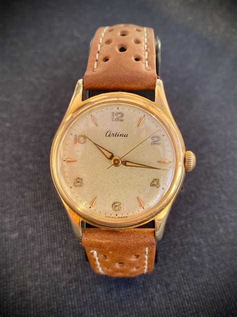 CERTINA Swiss Made Vintage Watch 1950s Manual Wind - Etsy
