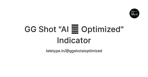 GG Shot "AI 🤖 Optimized" Indicator — Teletype