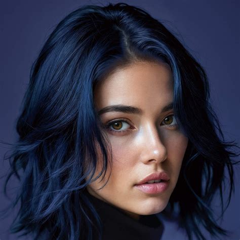 Midnight Indigo: No Bleach Purple Semi-Permanent Hair Dye | Splat Hair ...