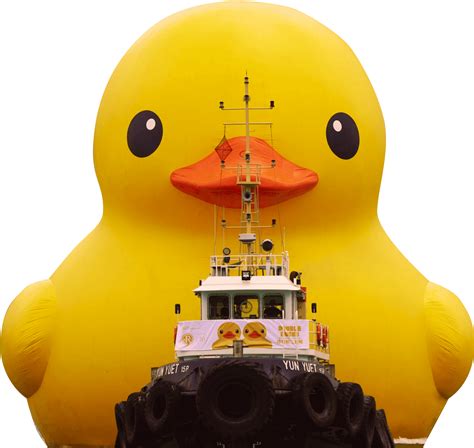 Giant Rubber Duckie The World's Largest Rubber Duck Is Waddling Its