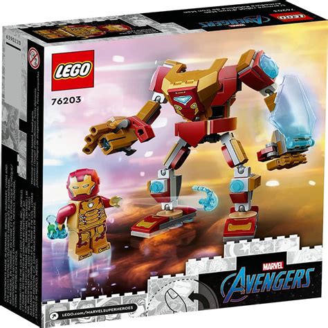 LEGO 76203 Marvel Super Heroes Iron Man Mech Armor -130 Pieces | Buy ...